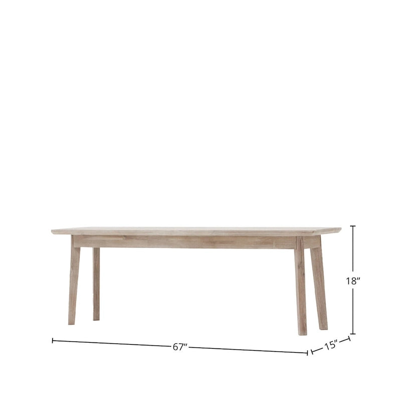Banc en acacia