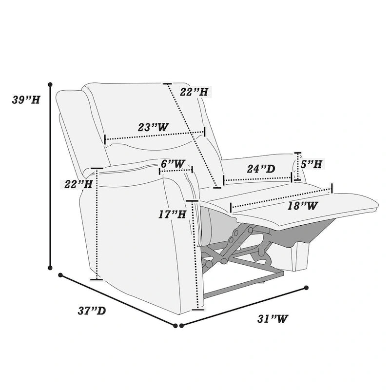 Fauteuil relax simple