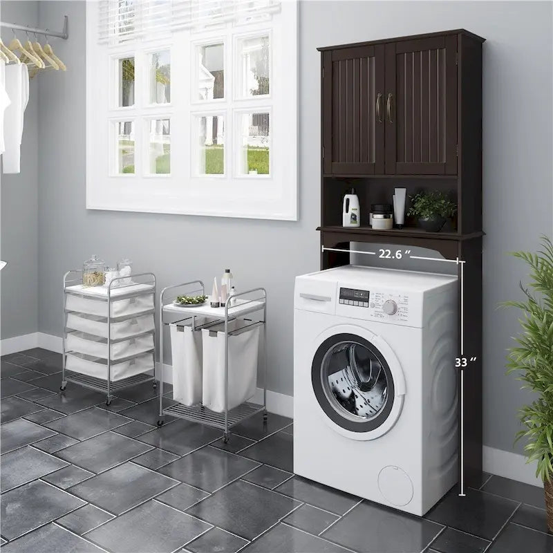 Étagère de rangement gain de place pour toilettes
