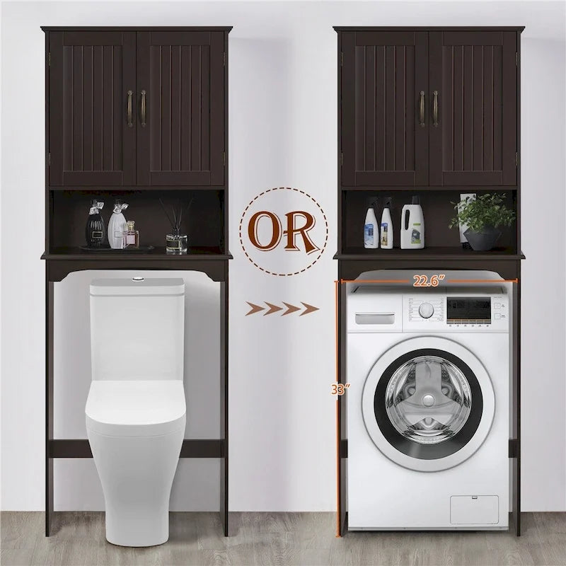 Étagère de rangement gain de place pour toilettes