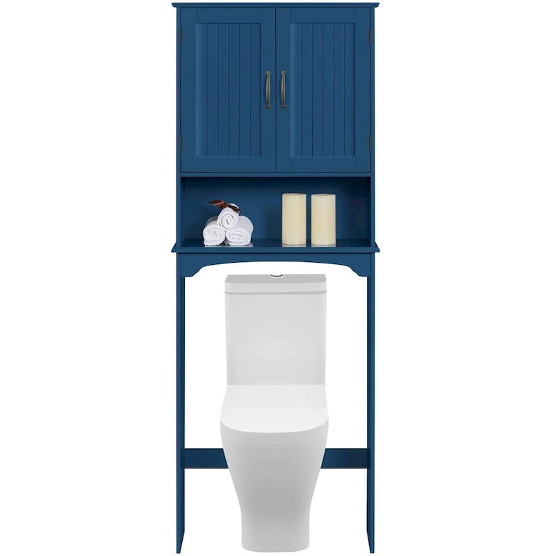 Étagère de rangement gain de place pour toilettes