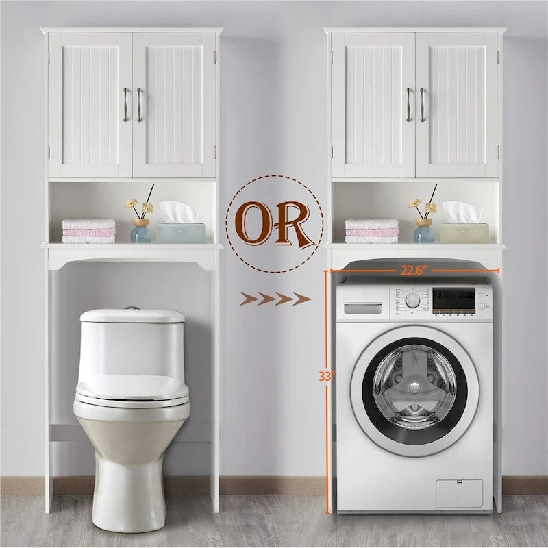 Étagère de rangement gain de place pour toilettes
